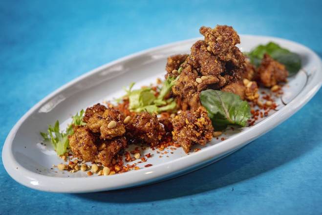 327 Crispy Fried Popcorn Chicken with Special Spices / 蜜椒鸡